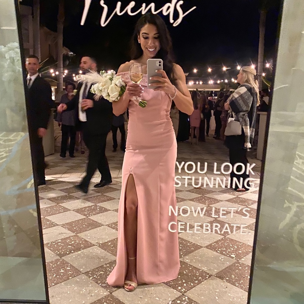 Formal Dress - Wore Once - Dusty Rose Color - Size 0